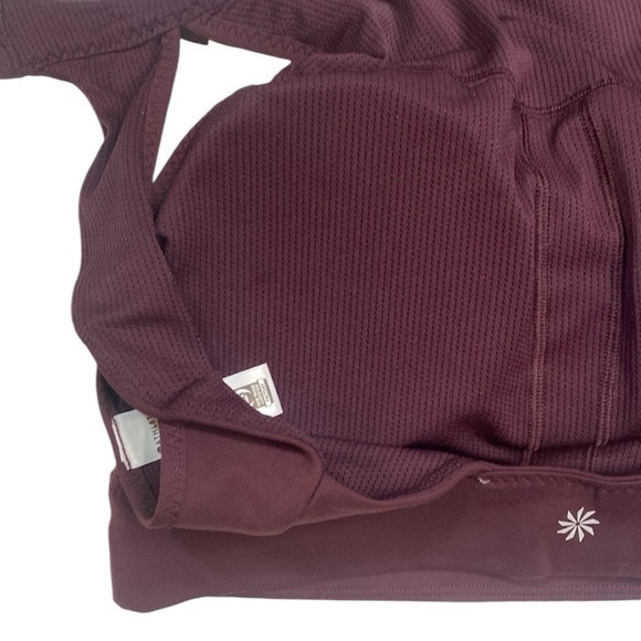 Athleta Purple Wine High-Neck Bra Top, Size Medium - Picture 4 of 13